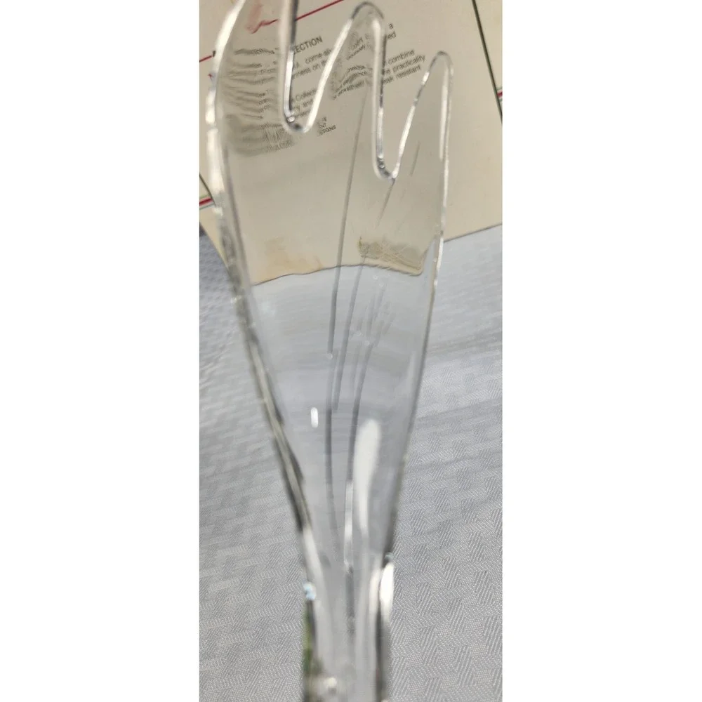 Cows Cows Cows! New Vintage 1987 Oneida Lucite Salad Bowl and Tongs Rare!
